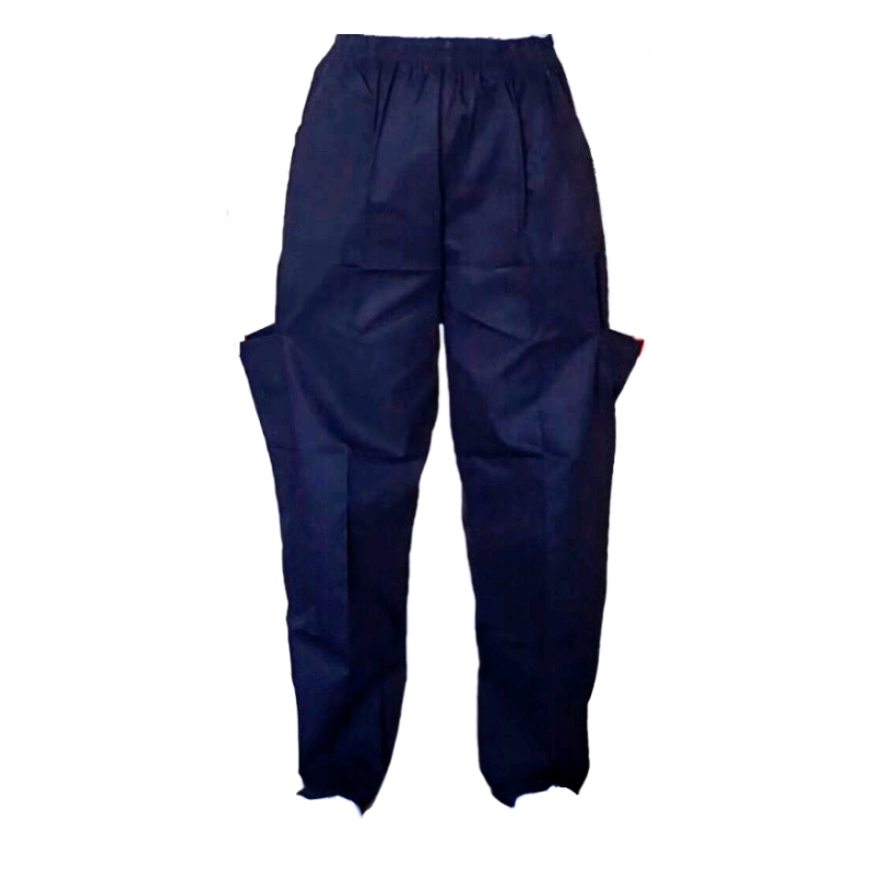 Pantalón Industrial Tipo Cargo con Elástico